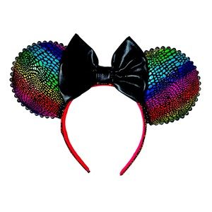 Iridescent Rainbow Mouse Ears